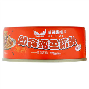 威创渔业香辣即食鳕鱼罐头