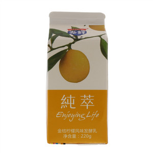 东方多鲜庄园多鲜纯萃金桔柠檬风味发酵乳220g