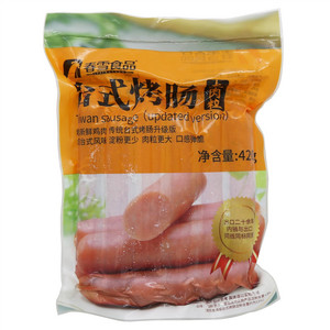 春雪食品台式烤肠(大肉粒)(速冻调制食品)