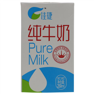 佳捷纯牛奶