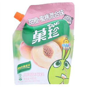 菓珍-壶嘴装-甜橙蜜桃混合-400g