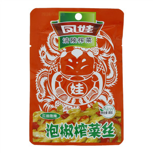 凤娃涪陵榨菜红油微辣泡椒榨菜丝