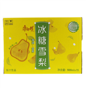 康师傅冰糖雪梨 梨汁饮品500ml×15
