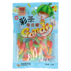 梦犹香Mengyouxiang彩条橡皮糖