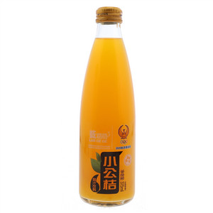 蓝格格小公桔桔汁饮料