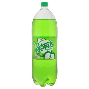 美年达青苹果味果味型汽水