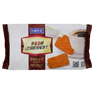 吉利火星世嘉伯爵比利时风味饼干（黑糖味）400克（24包）