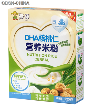 每伴DHA核桃仁营养米粉（商超）