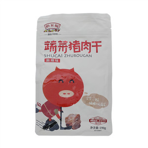黔五福蔬菜猪肉干（麻辣味）