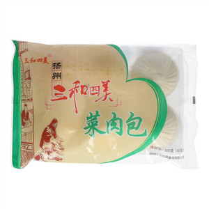 三和四美菜肉包(速冻、熟制、含肉类、速冻面米食品)