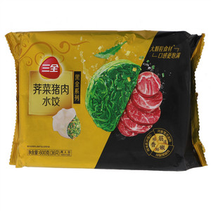 三全 荠菜猪肉水饺