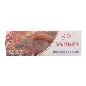比奇鲜辣鲱鱼罐头