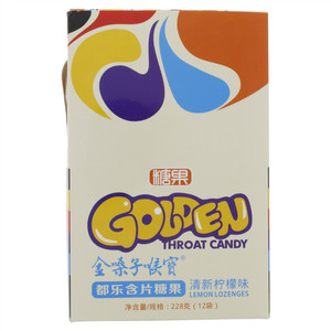 金嗓子喉宝都乐清新柠檬味含片糖果