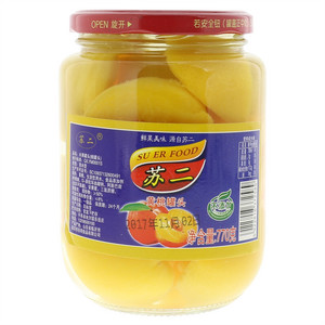 苏二黄桃罐头