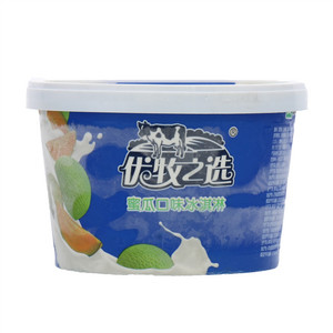 蒙牛优牧之选哈密瓜口味冰淇淋