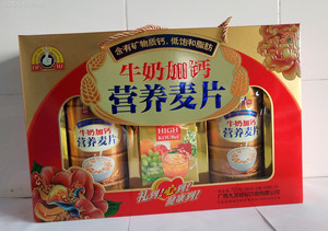 华精牛奶加钙营养麦片(纸盒)_720克