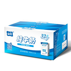 山花纯牛奶（外箱250ml*16）
