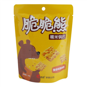 洽洽脆脆熊蟹香咸蛋黄味糯米锅巴