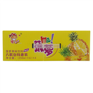荣氏爱泡泡me菠萝菠萝果味饮料（六联包特惠装）