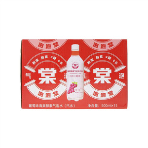 泡泡棠葡萄味海棠酵素气泡水汽水