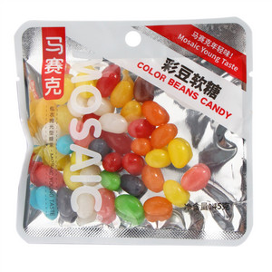 马赛克 分享包 45克彩豆软糖