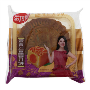 乐琪蛋黄红豆蓉月饼