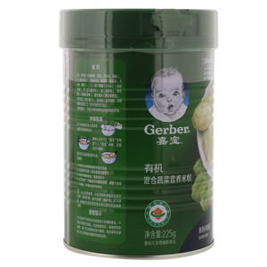 嘉宝/Gerber有机混合蔬菜营养米粉