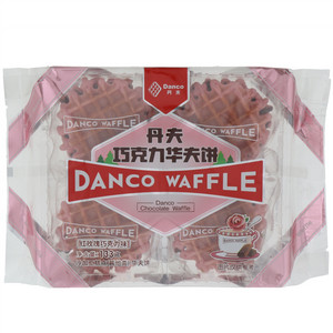 丹夫红玫瑰巧克力味巧克力华夫饼