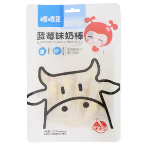 咭咭豆蓝莓味奶棒108g