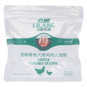 力狼优加宠物零食犬用鸡肉火腿肠