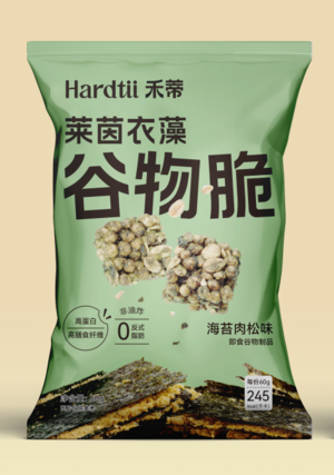 Hardtii禾蒂莱茵衣藻海苔肉松味谷物脆