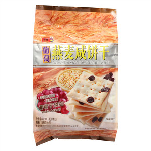 百荣葡萄燕麦咸饼干