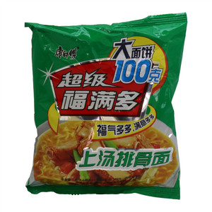 康师傅超级福满多上汤排骨袋面