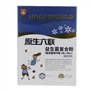 亨利希德原生六联益生菌复合粉（富含膳食纤维、VB1、VB12）