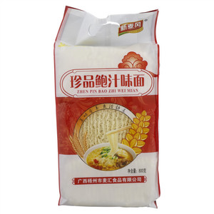 新麦风珍品鲍汁味面(非油炸饼形面饼)