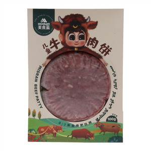 美食蓝儿童牛肉饼