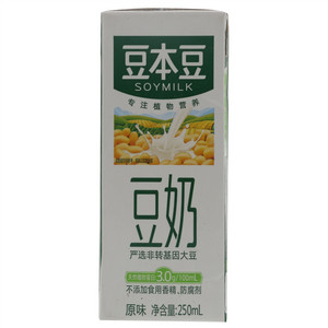 250ml豆本豆原味豆奶