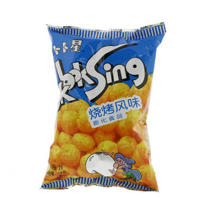 卜卜星50克烧烤风味膨化食品