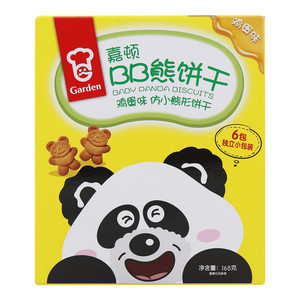 嘉顿鸡蛋味BB熊饼干（含钙）-仿小熊形饼干