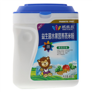 米素儿益生菌果蔬多维营养蒸米粉