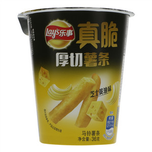 乐事真脆薯条芝士黄油味36克*40杯
