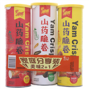 闽男山药脆卷三连桶