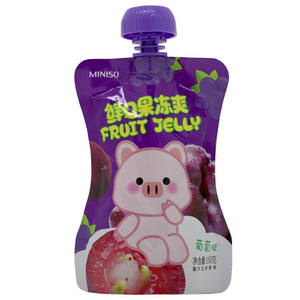 MINISO葡萄味鲜Q果冻爽