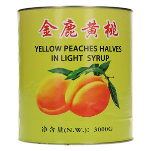 金鹿黄桃罐头