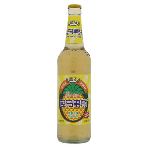 蓝马果乐菠萝味碳酸饮料