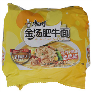 康师傅金汤肥牛面（5包入）