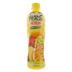 果缤纷金橙百香果味复合果汁饮料