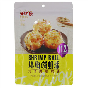 金堆谷冰海磷虾球（史诗级烧烤味）