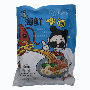东北老妹儿海鲜拌面