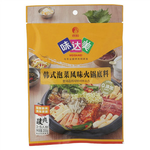 味达美韩式泡菜火锅底料200G